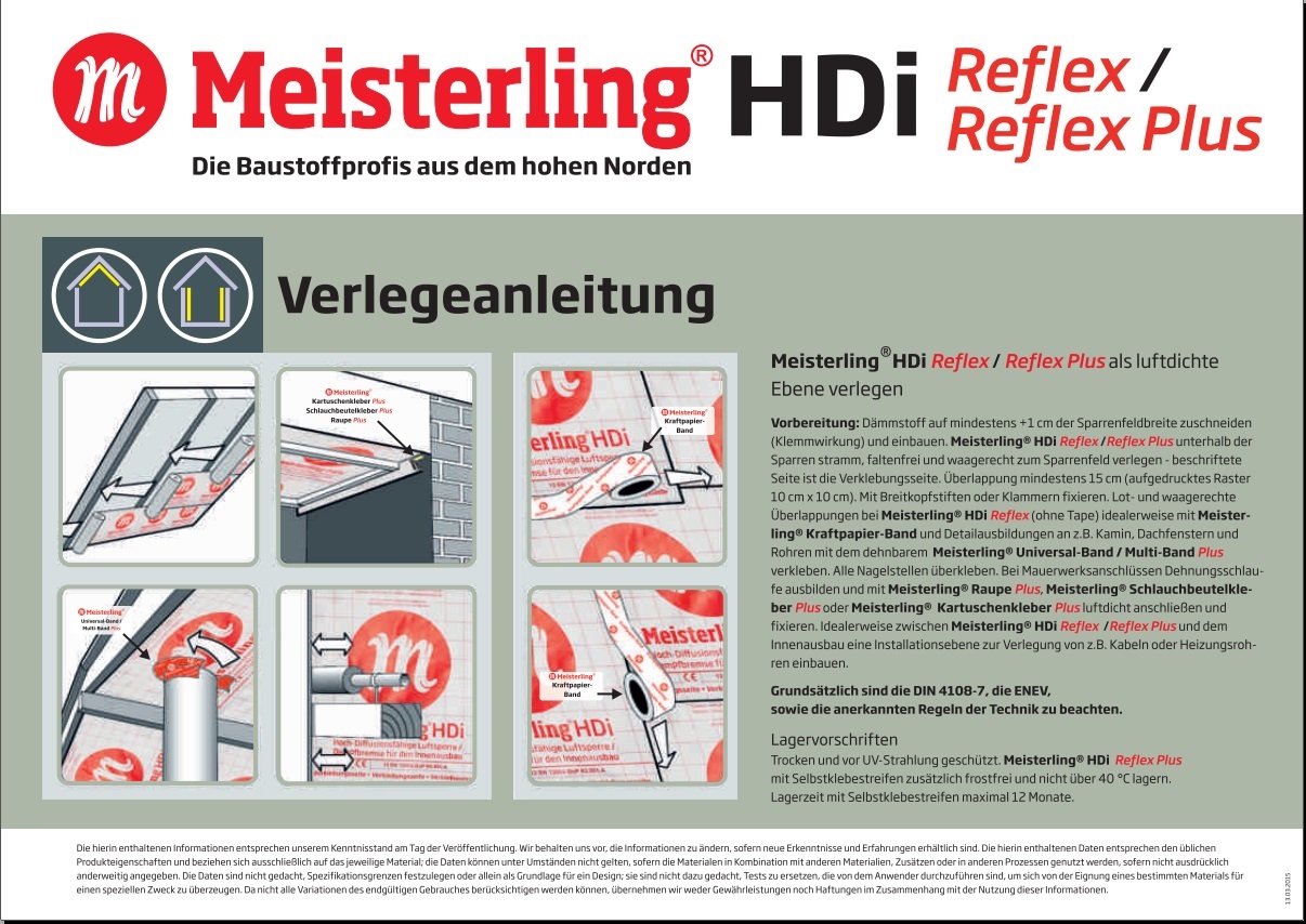 Meisterling® HDi Reflex Verlegeanleitung
