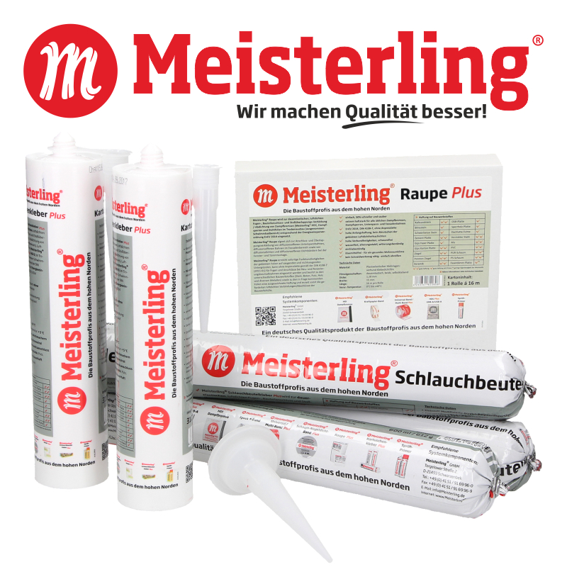 Meisterling® Schlauch + Kartusche + Raupe PLUS